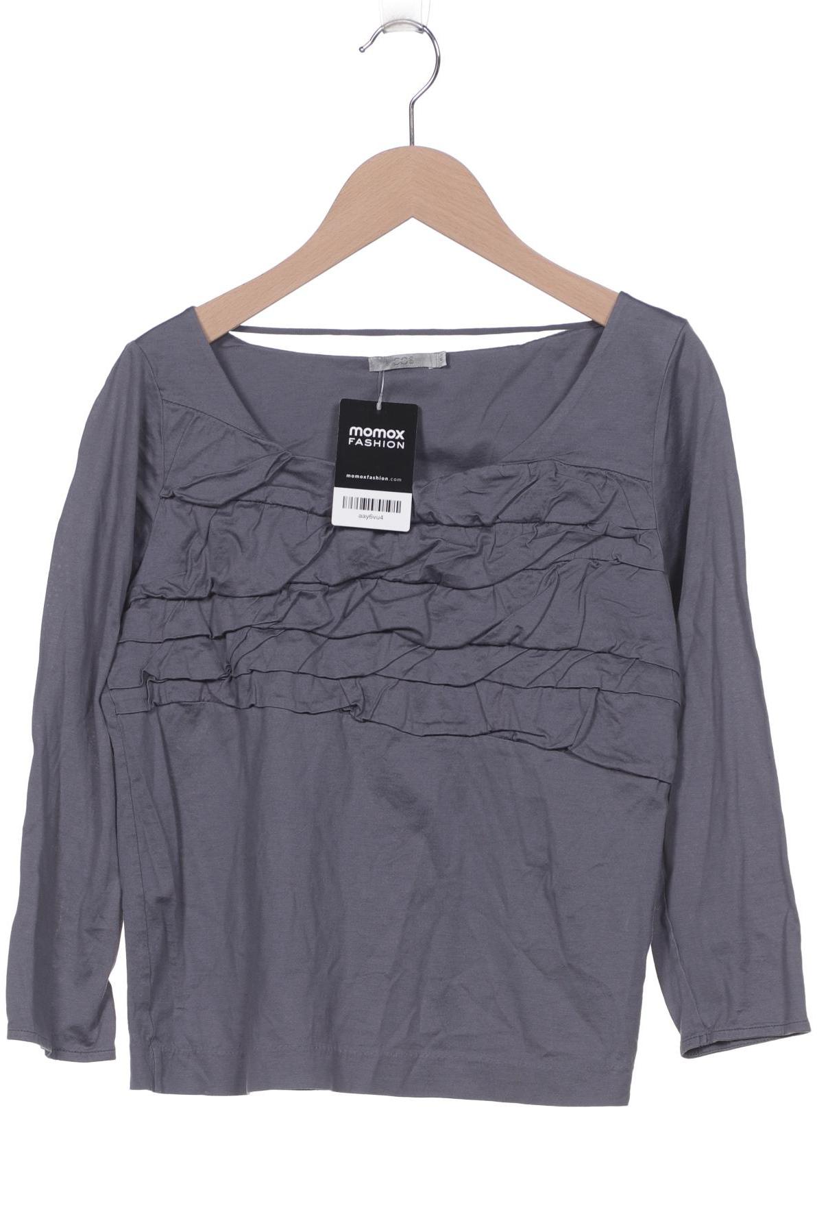 

COS Damen Langarmshirt, grau, Gr. 36