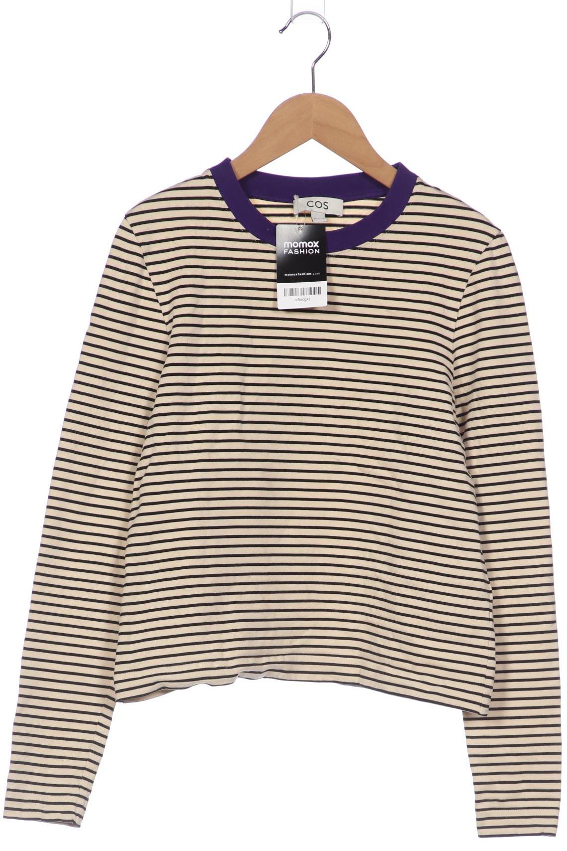 

COS Damen Langarmshirt, beige, Gr. 36