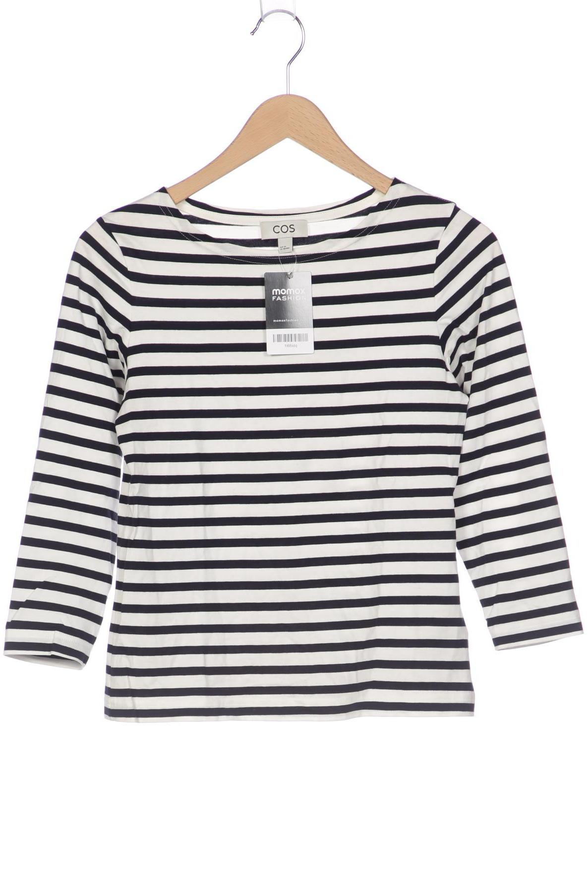 

COS Damen Langarmshirt, weiß, Gr. 34