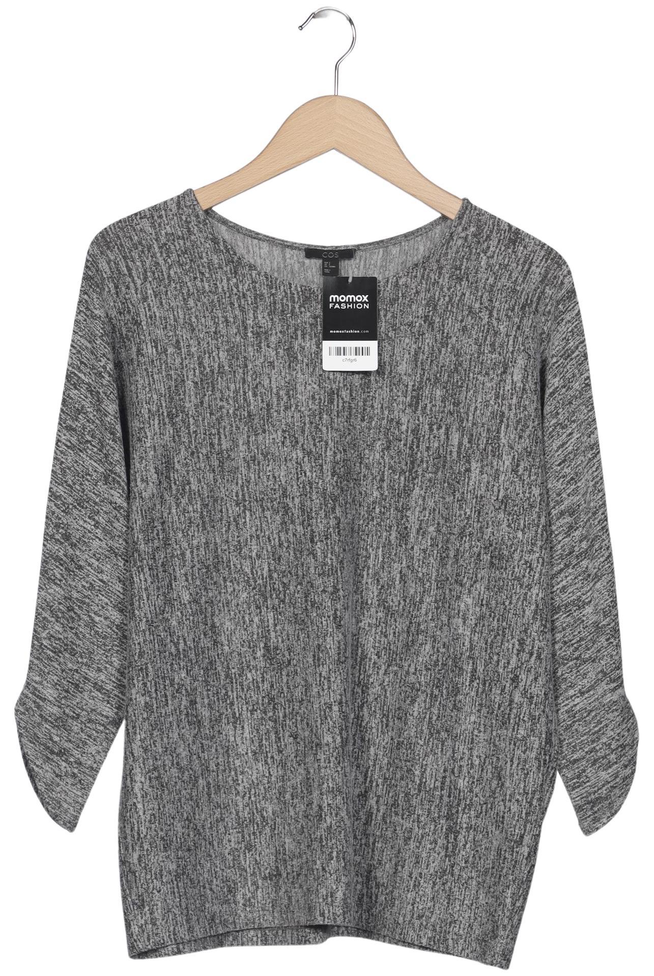

COS Damen Langarmshirt, grau, Gr. 36