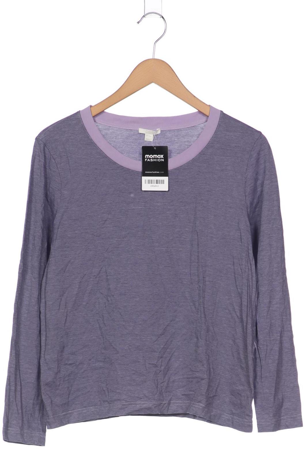 

COS Damen Langarmshirt, marineblau, Gr. 38