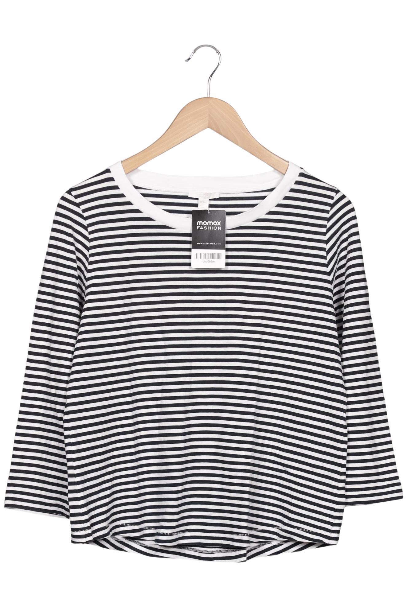 

COS Damen Langarmshirt, marineblau, Gr. 38