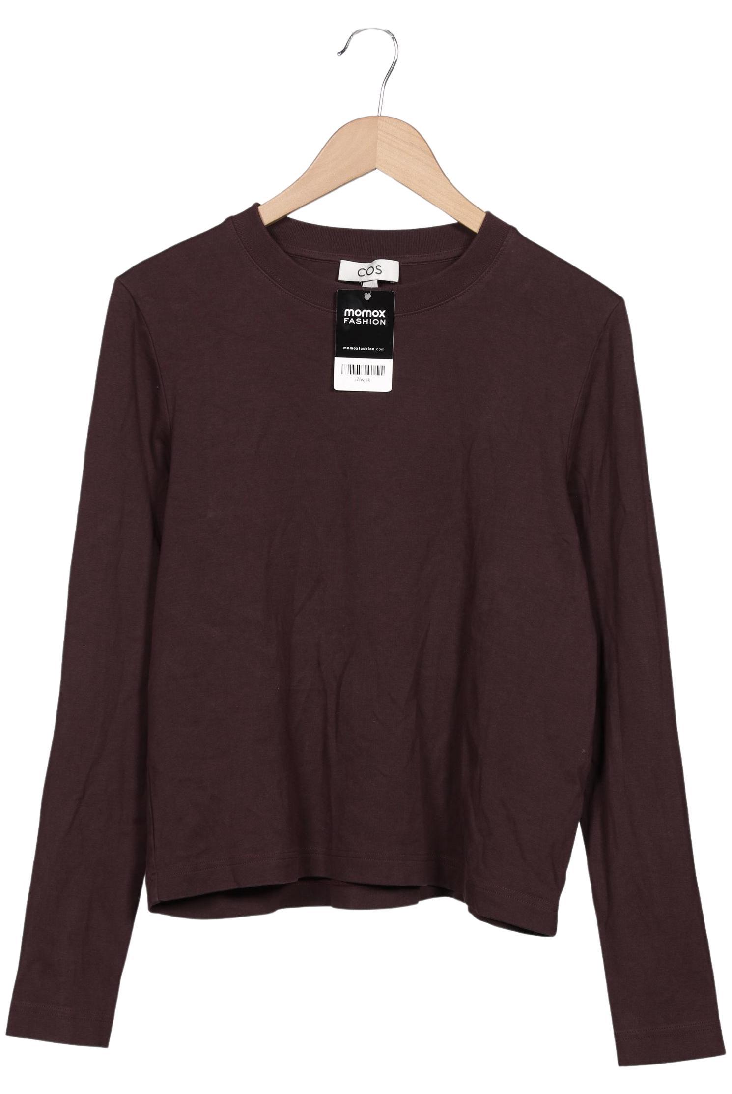 

COS Damen Langarmshirt, braun, Gr. 42