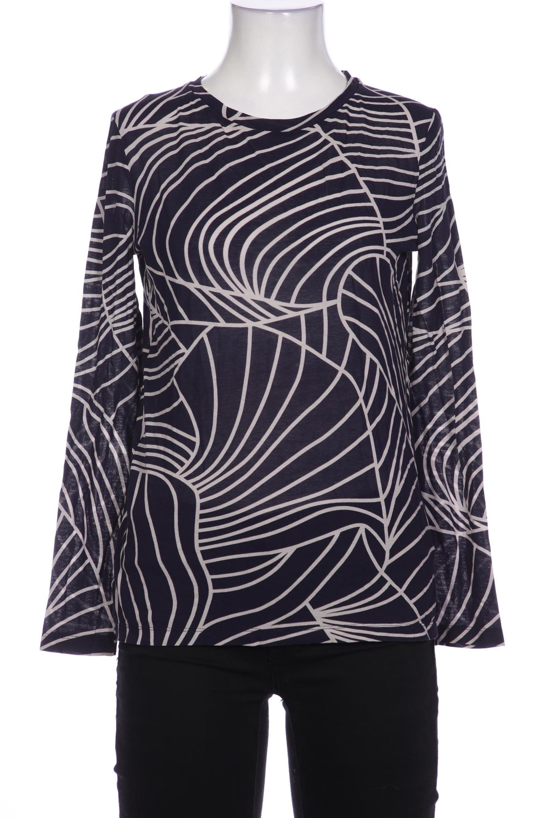 

COS Damen Langarmshirt, marineblau, Gr. 36