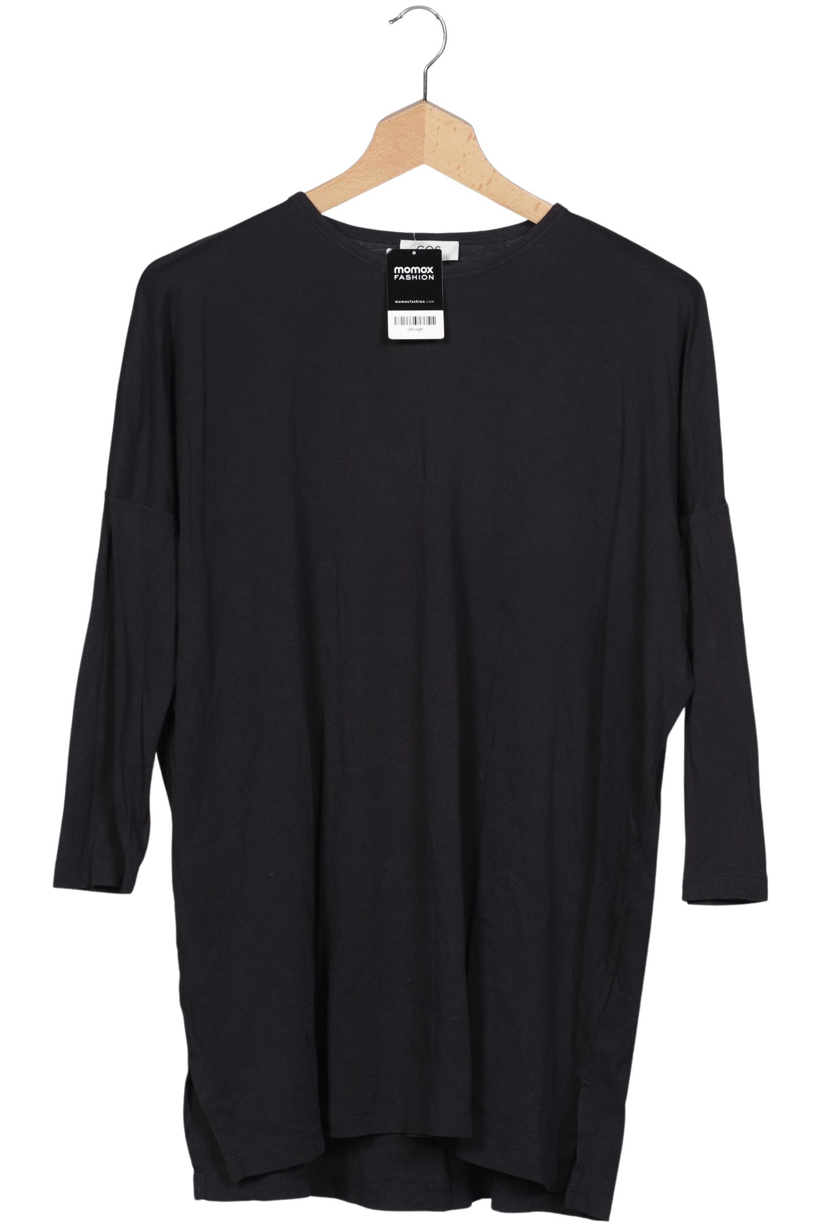 

COS Damen Langarmshirt, marineblau, Gr. 38