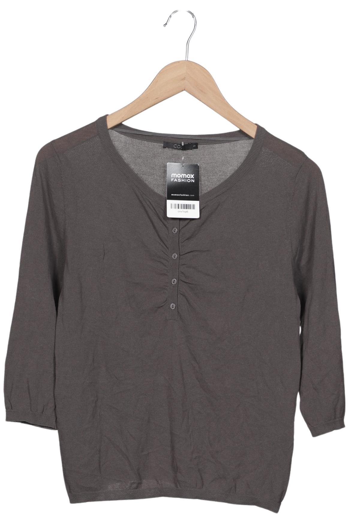 

COS Damen Langarmshirt, grau, Gr. 36