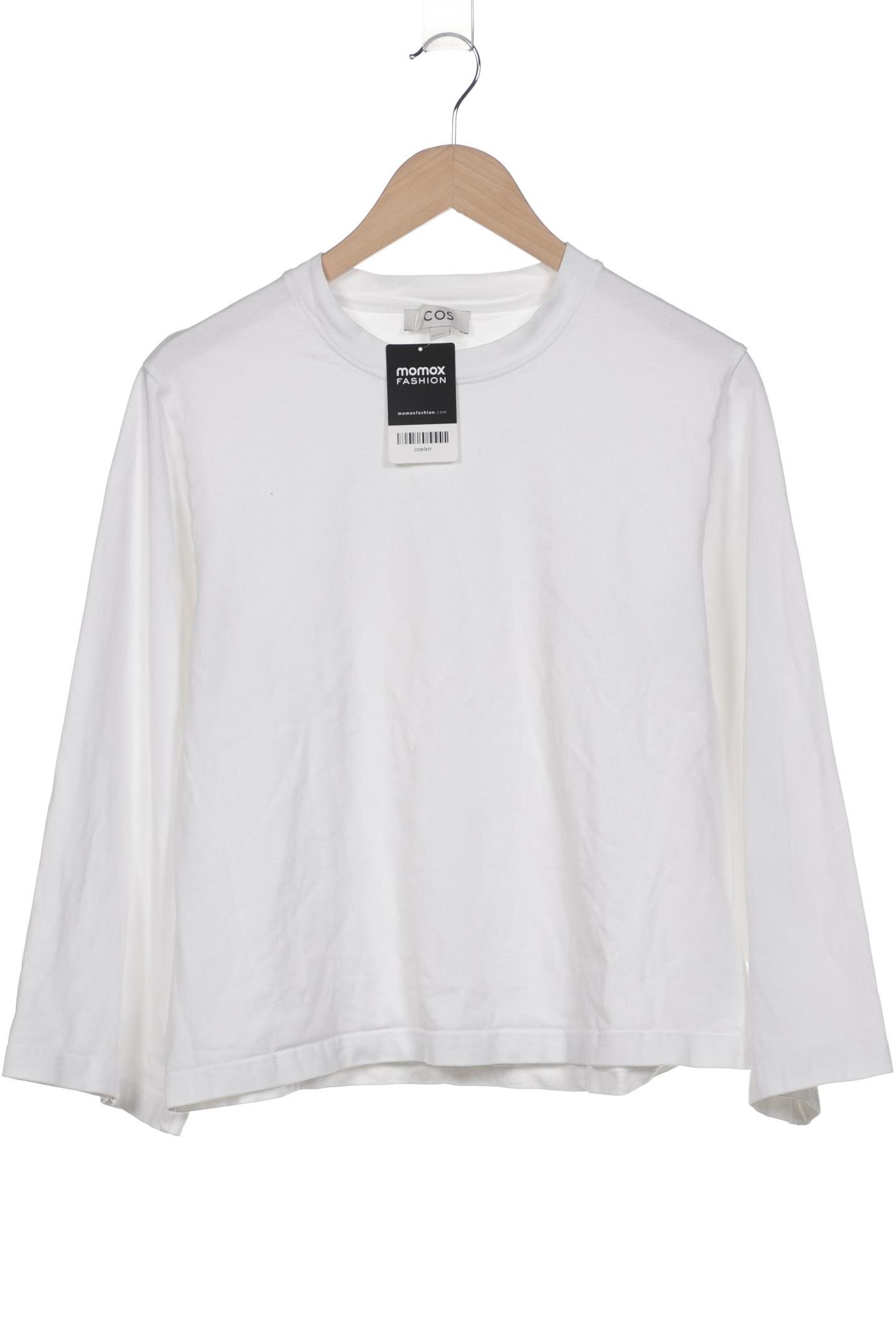 

COS Damen Langarmshirt, weiß, Gr. 38