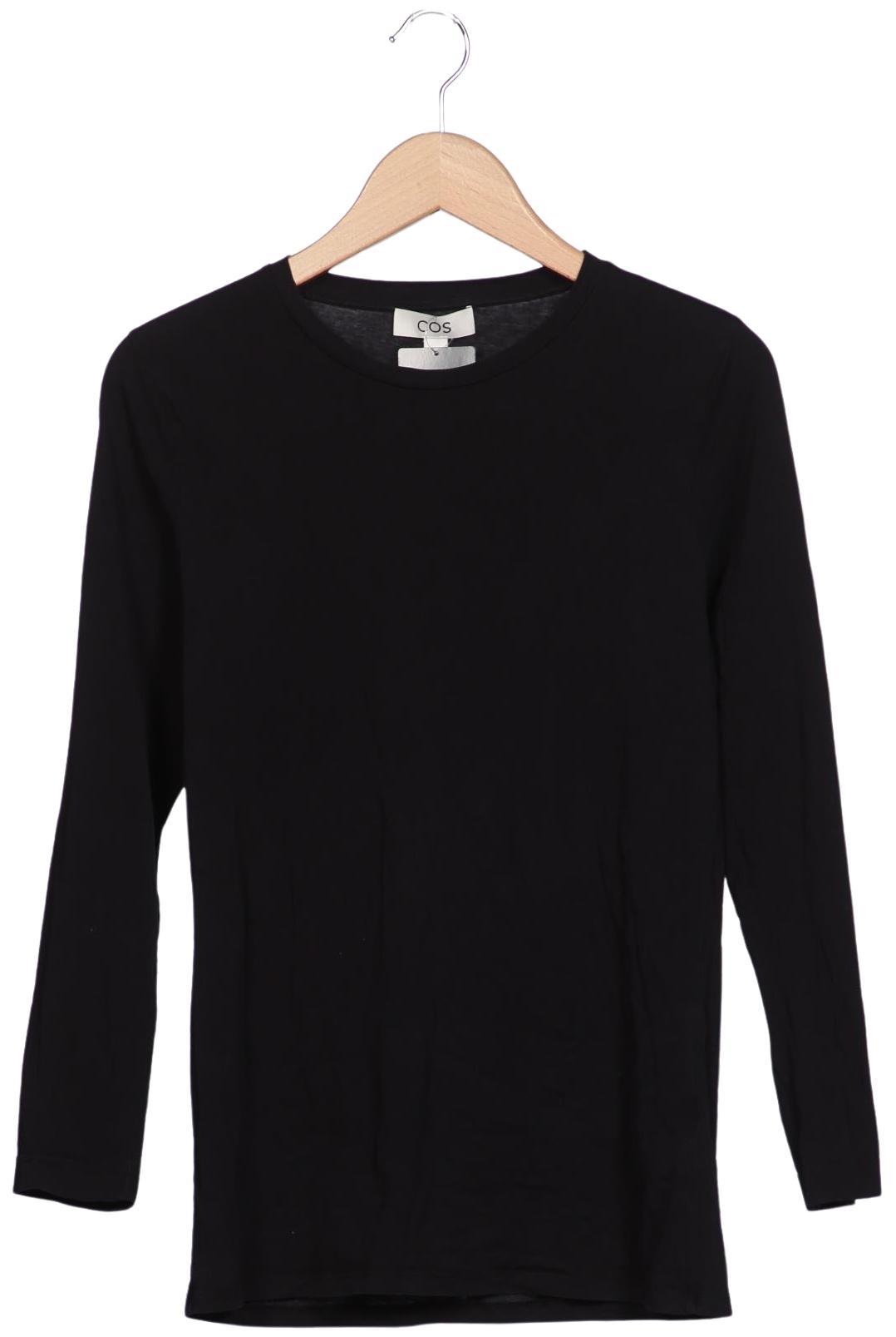 

COS Damen Langarmshirt, schwarz, Gr. 42