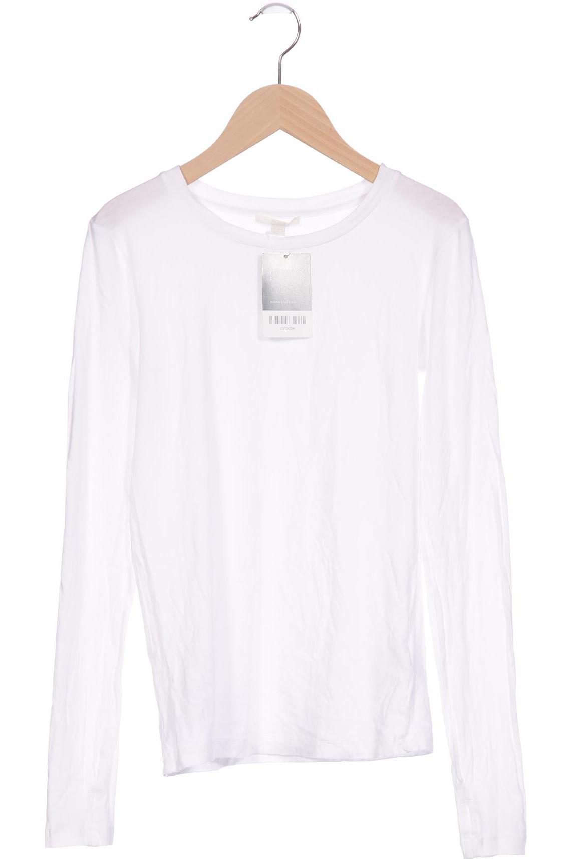 

COS Damen Langarmshirt, weiß, Gr. 36