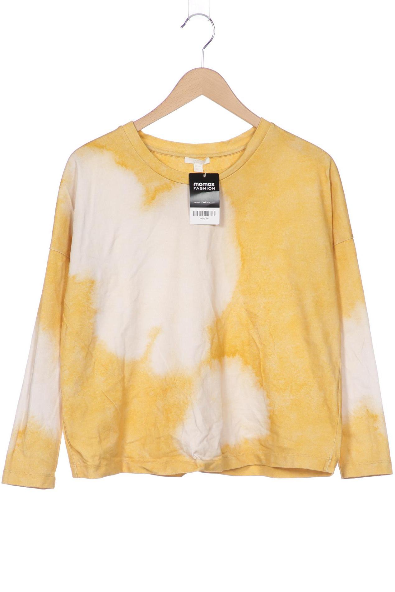 

COS Damen Langarmshirt, gelb, Gr. 36