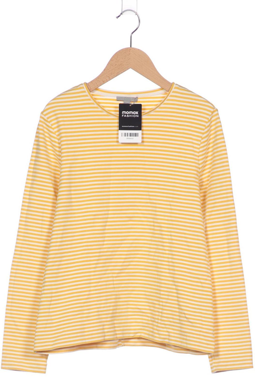 

COS Damen Langarmshirt, gelb, Gr. 36