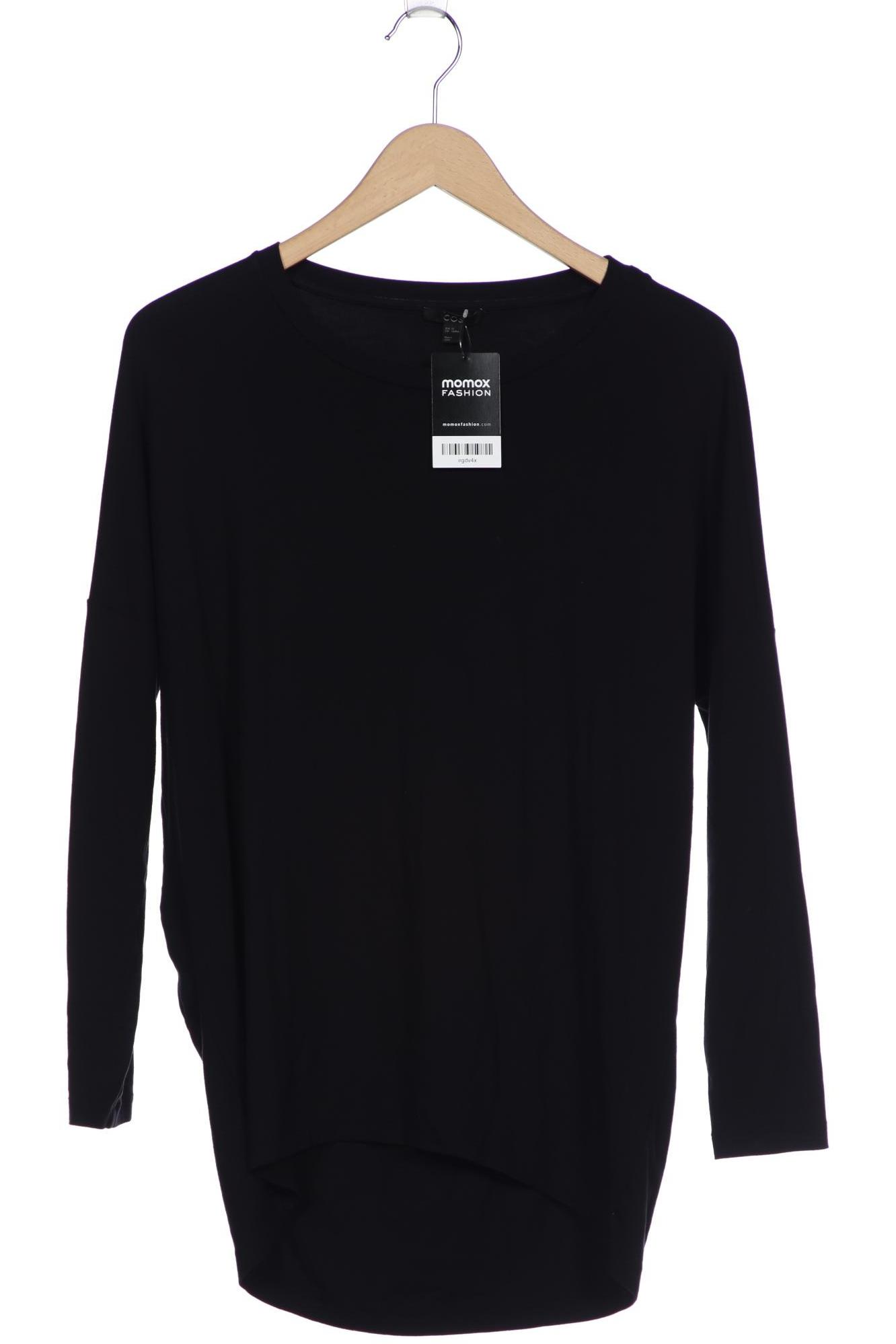 

COS Damen Langarmshirt, schwarz, Gr. 34