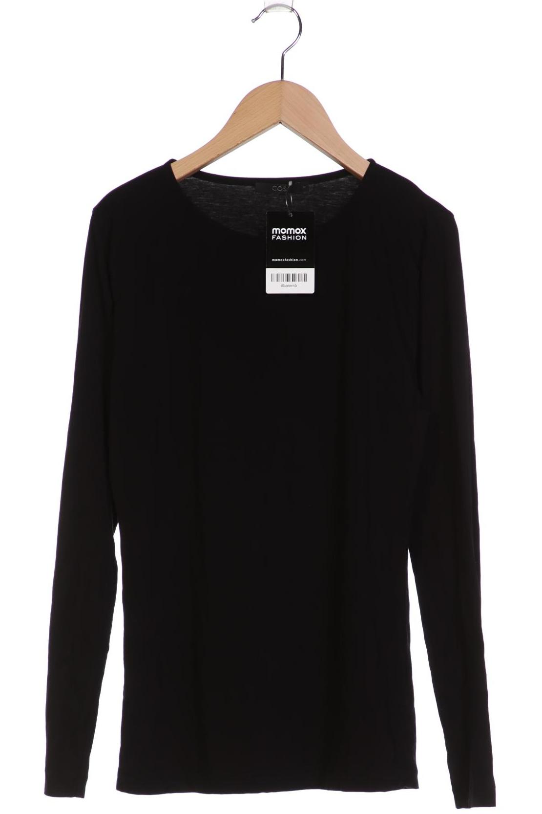 

COS Damen Langarmshirt, schwarz, Gr. 36