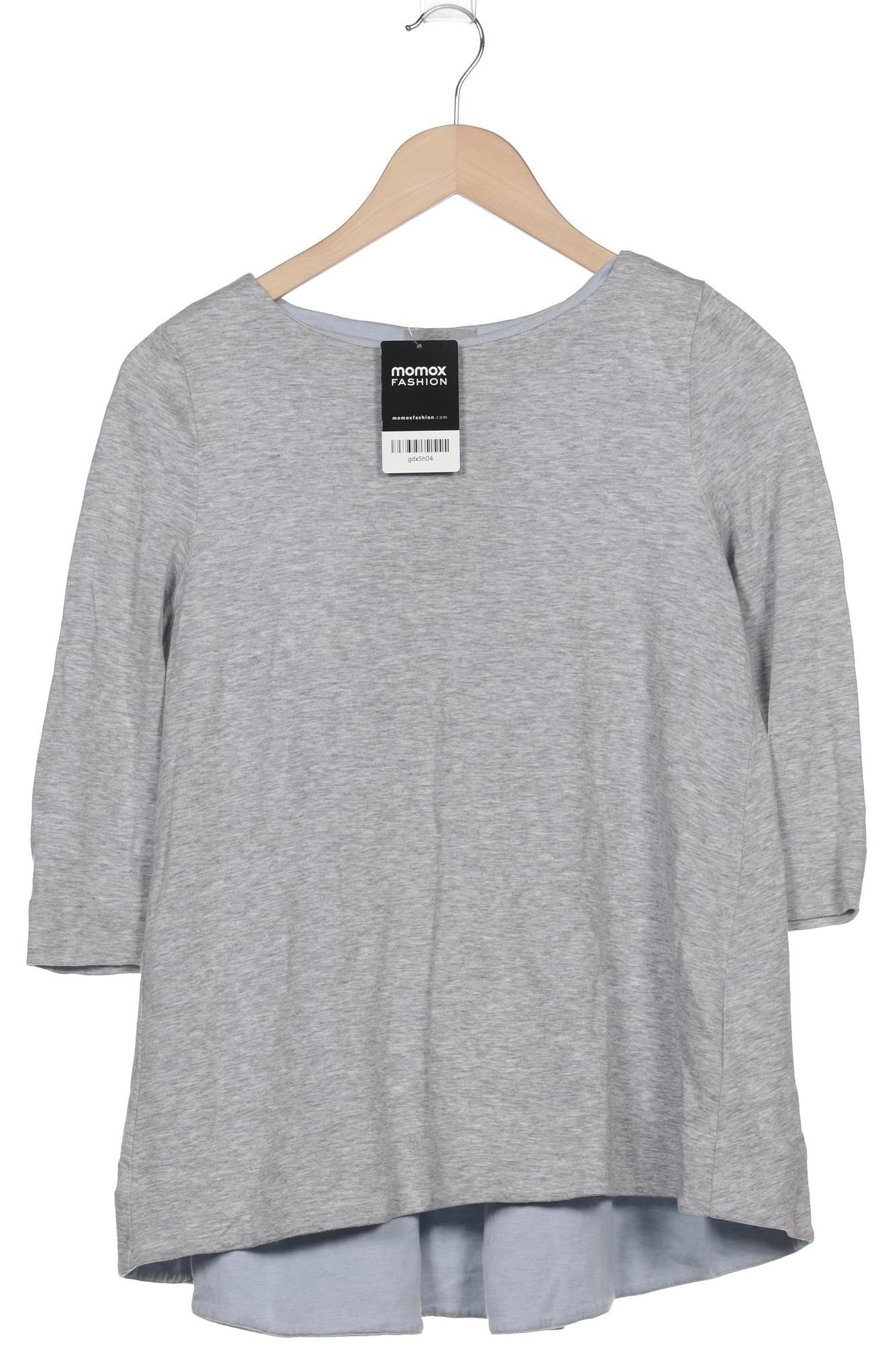 

COS Damen Langarmshirt, grau, Gr. 36