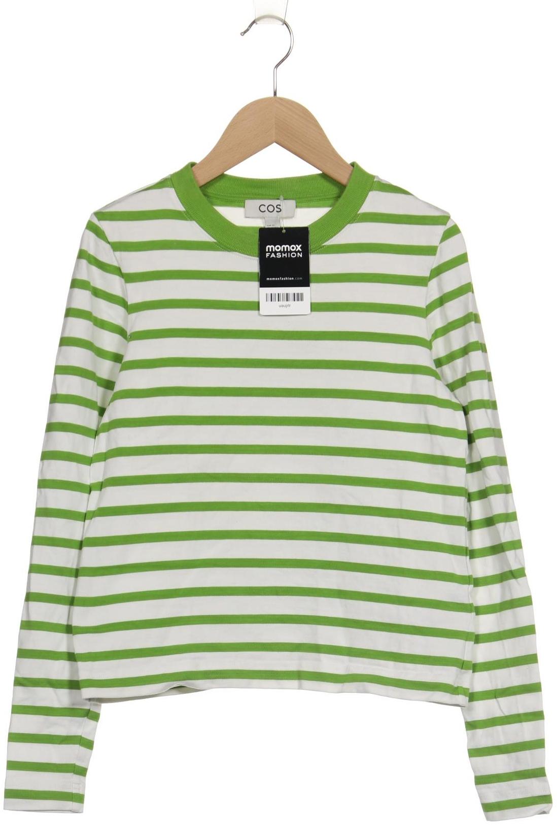 

COS Damen Langarmshirt, hellgrün, Gr. 34