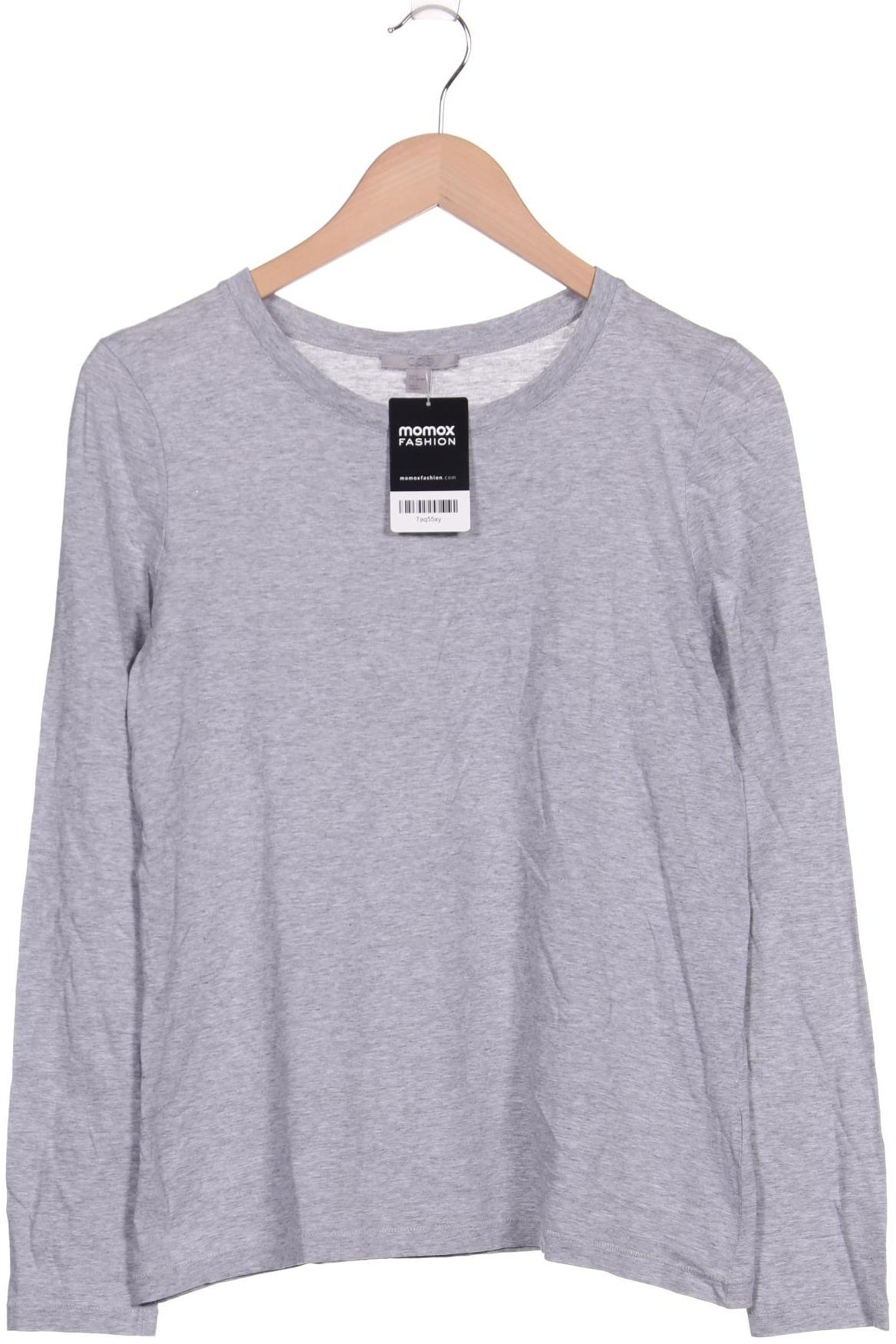 

COS Damen Langarmshirt, grau, Gr. 36