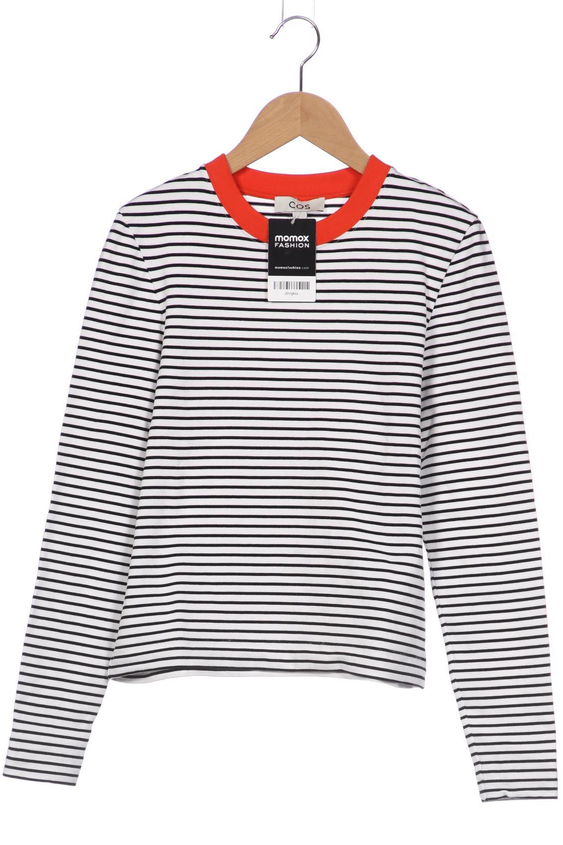 

COS Damen Langarmshirt, weiß