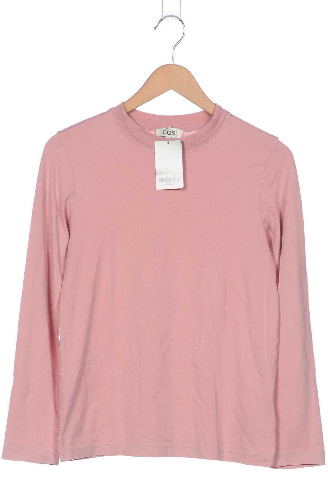 

COS Damen Langarmshirt, pink, Gr. 34
