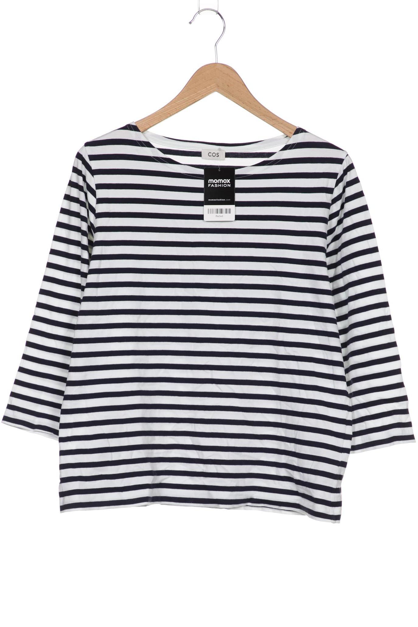 

COS Damen Langarmshirt, marineblau, Gr. 42