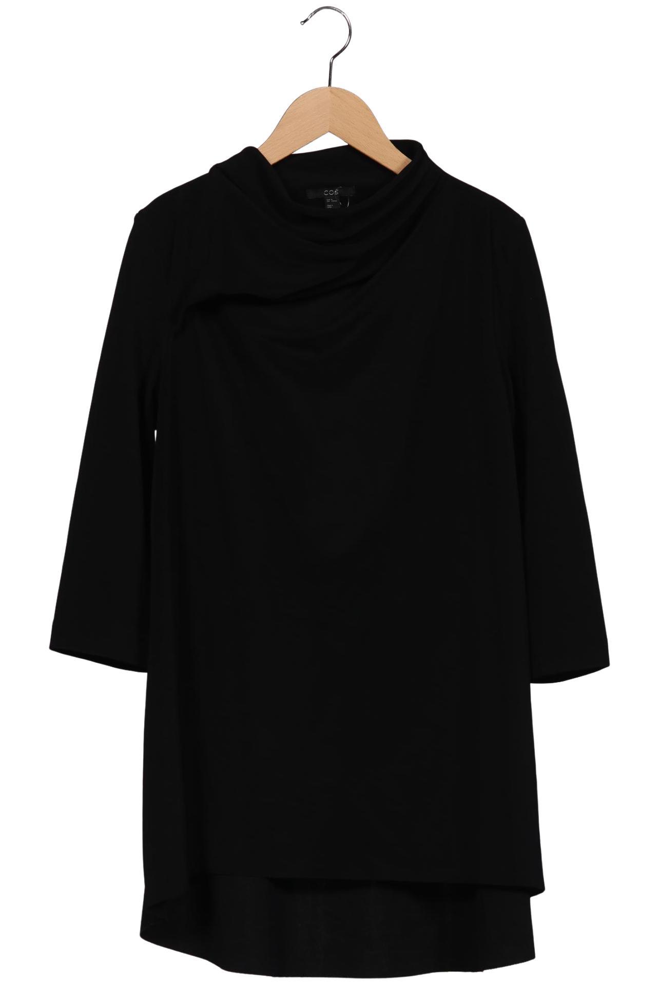 

COS Damen Langarmshirt, schwarz, Gr. 38