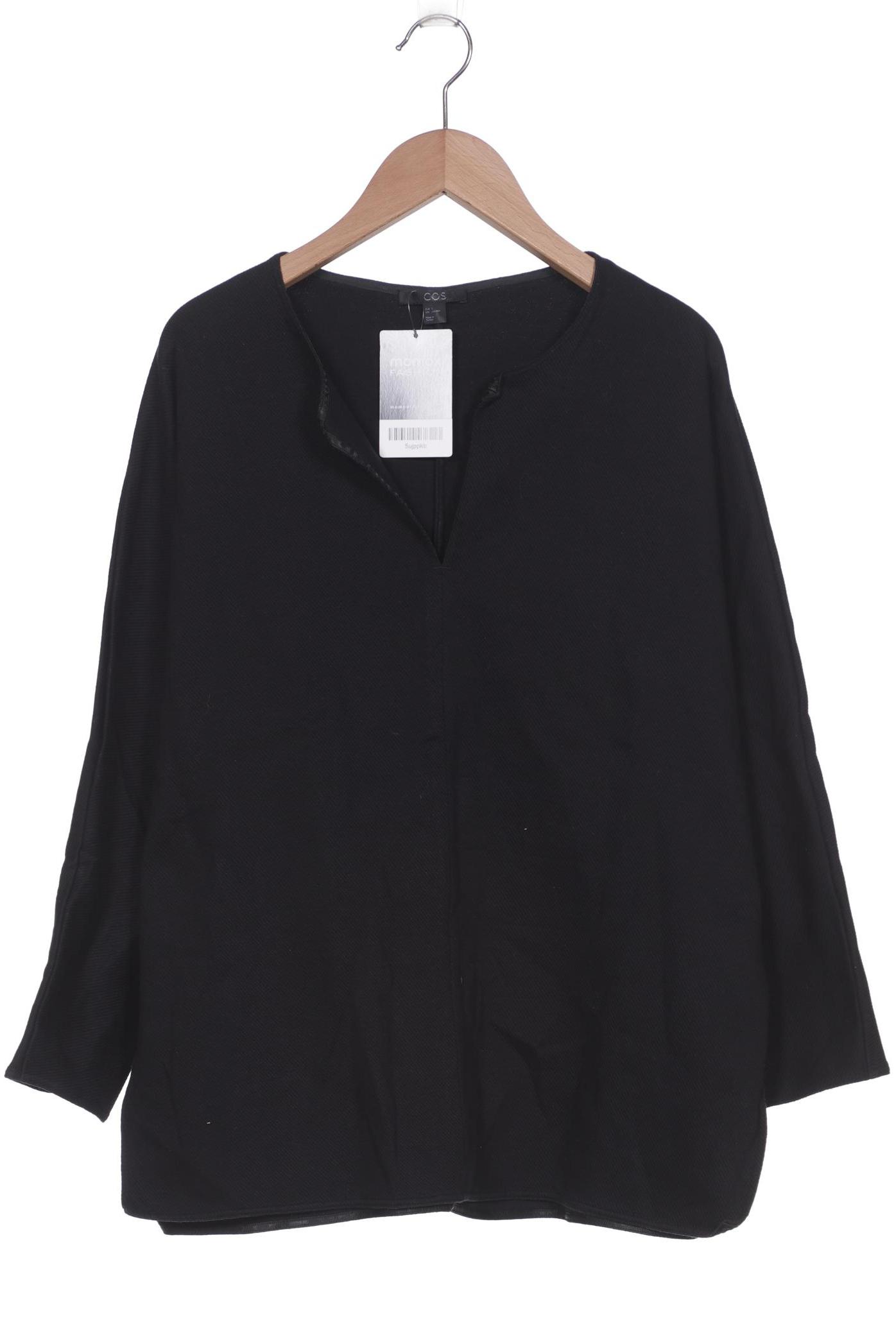 

COS Damen Langarmshirt, schwarz, Gr. 36