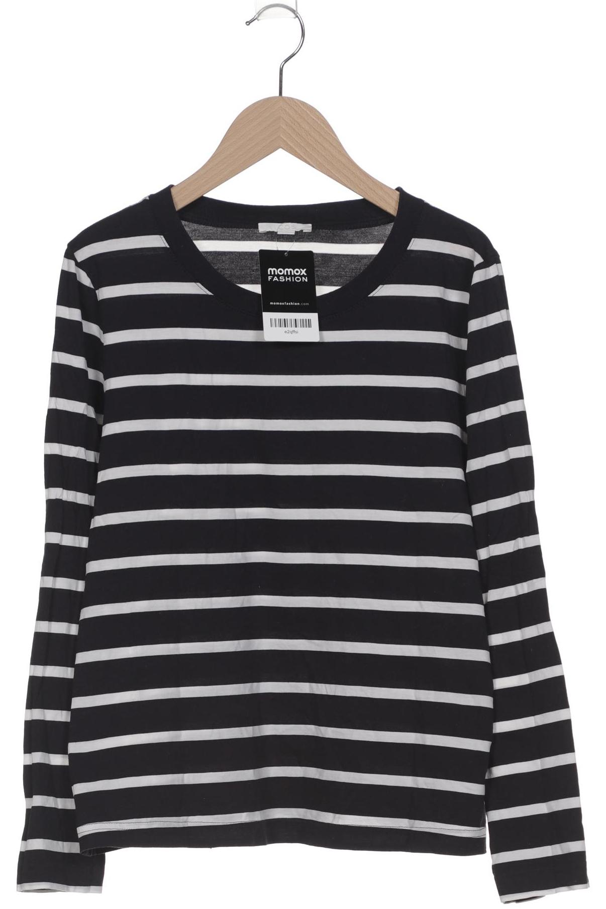 

COS Damen Langarmshirt, marineblau, Gr. 36