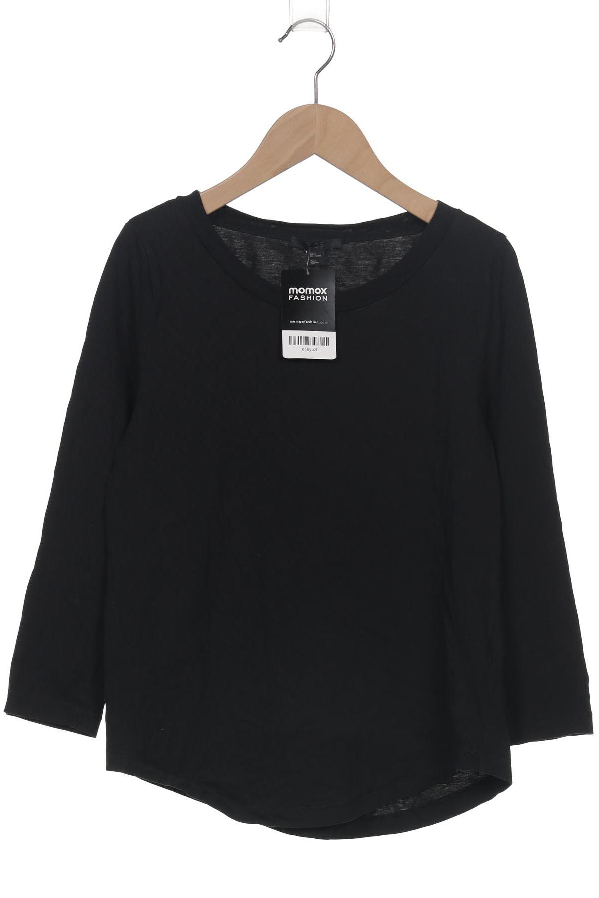 

COS Damen Langarmshirt, schwarz, Gr. 36