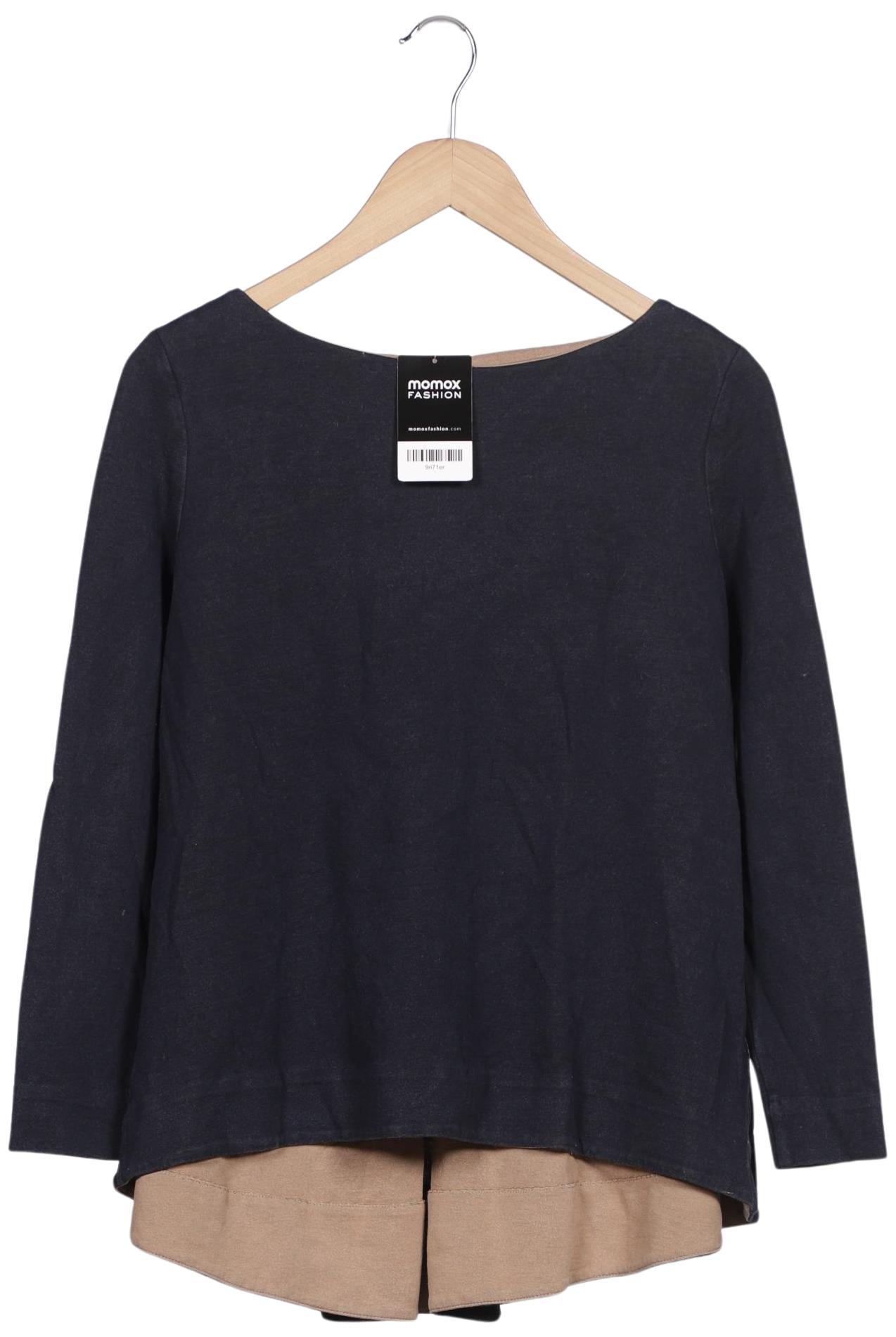 

COS Damen Langarmshirt, marineblau, Gr. 38