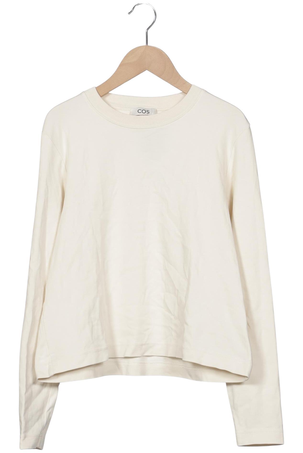 

COS Damen Langarmshirt, cremeweiß, Gr. 38