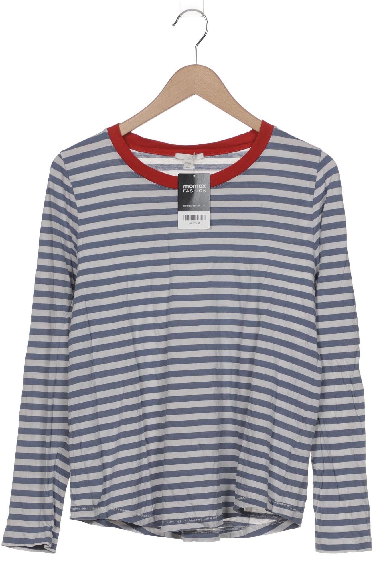 

COS Damen Langarmshirt, blau, Gr. 38