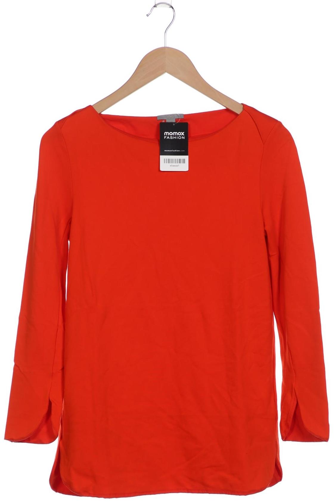 

COS Damen Langarmshirt, orange, Gr. 36