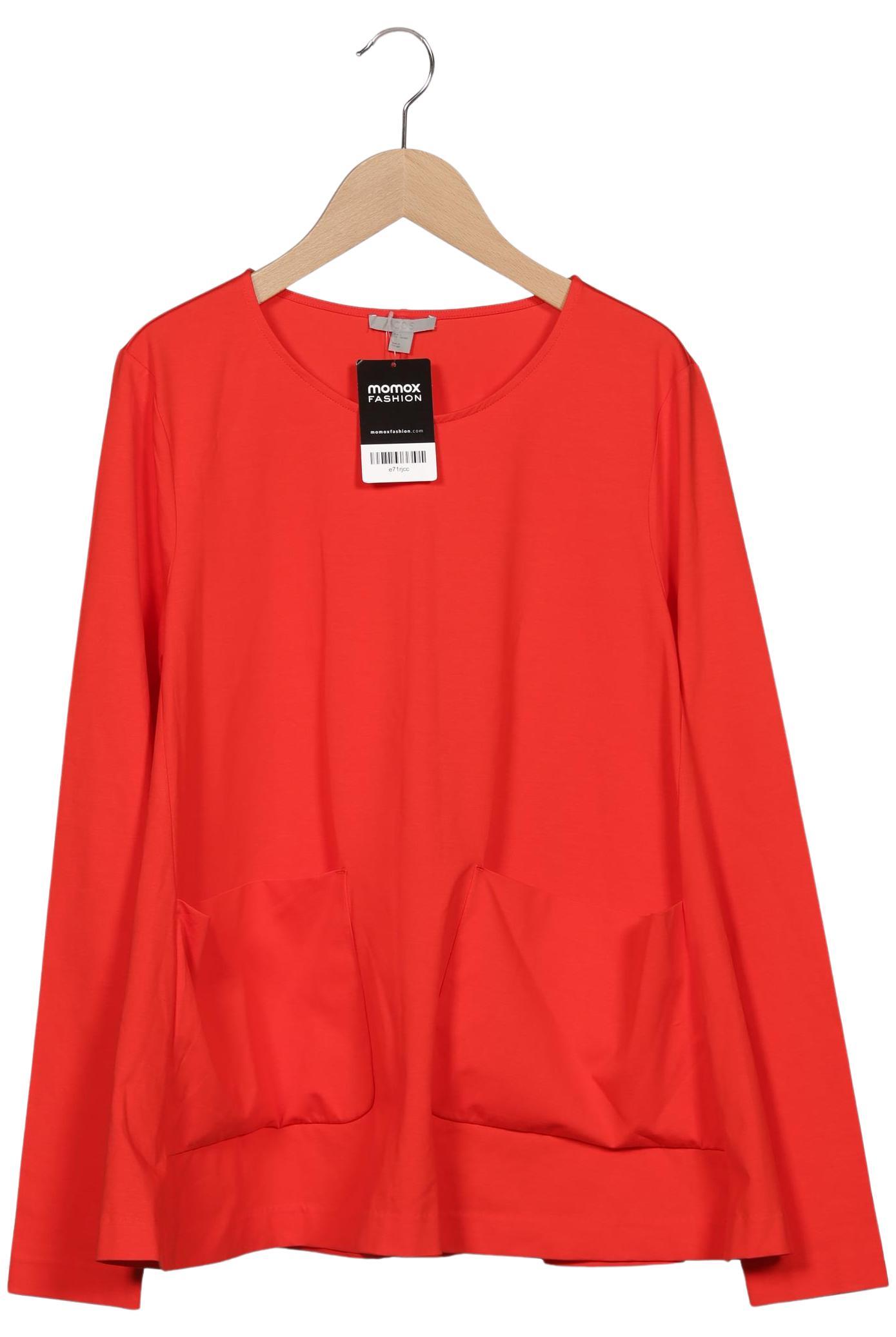 

COS Damen Langarmshirt, rot, Gr. 36