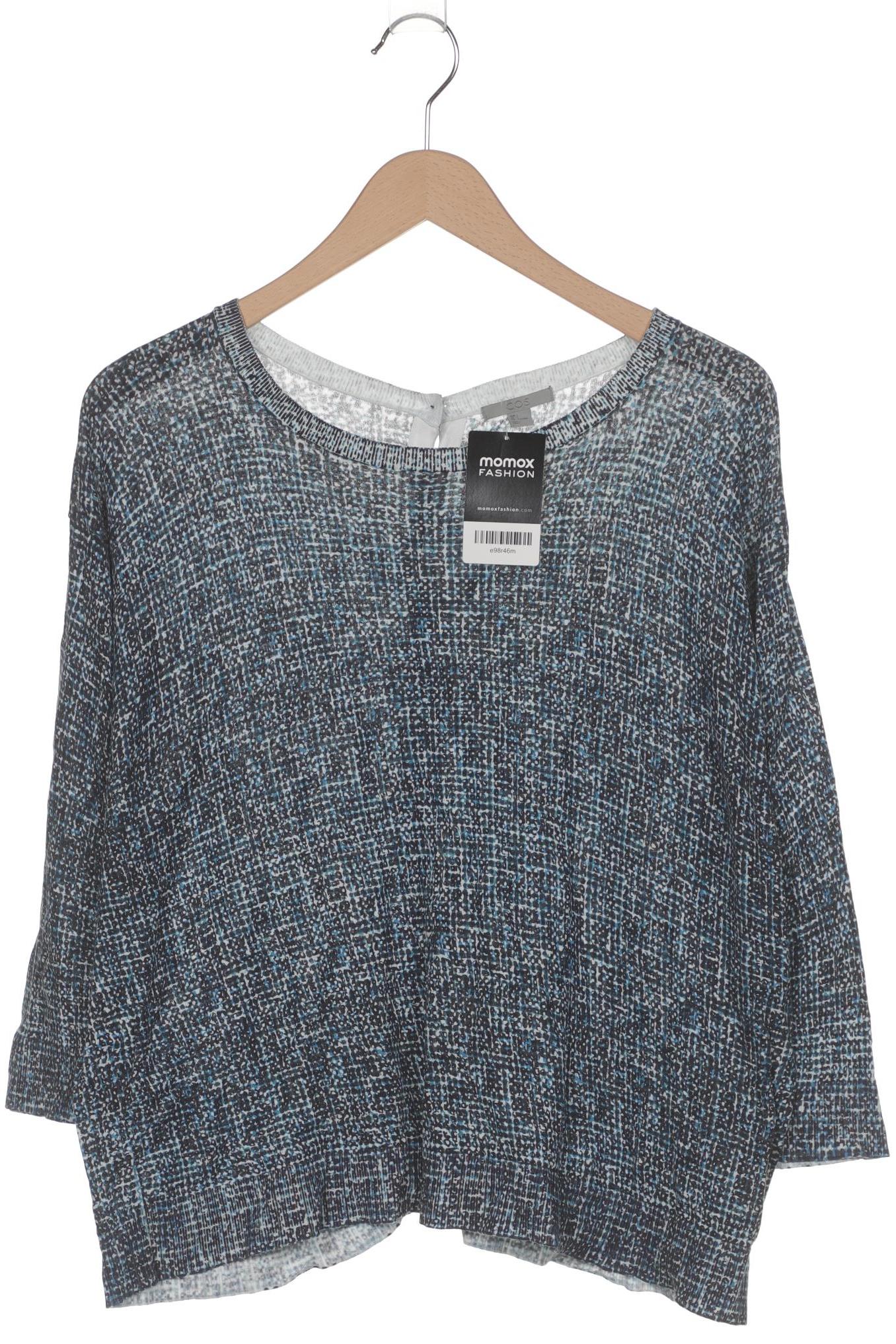 

COS Damen Langarmshirt, blau, Gr. 42