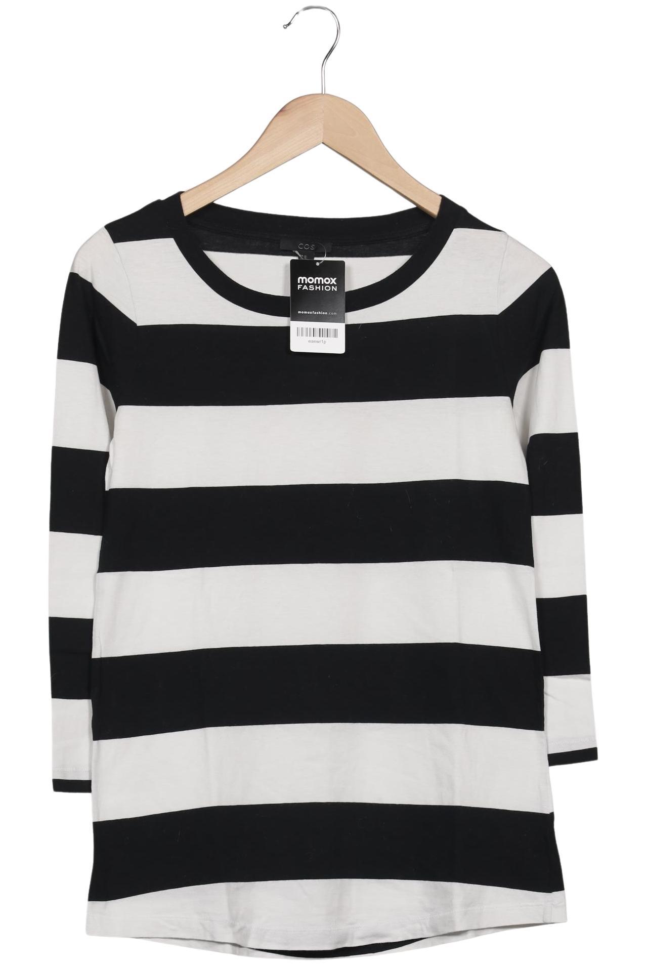 

COS Damen Langarmshirt, schwarz, Gr. 34
