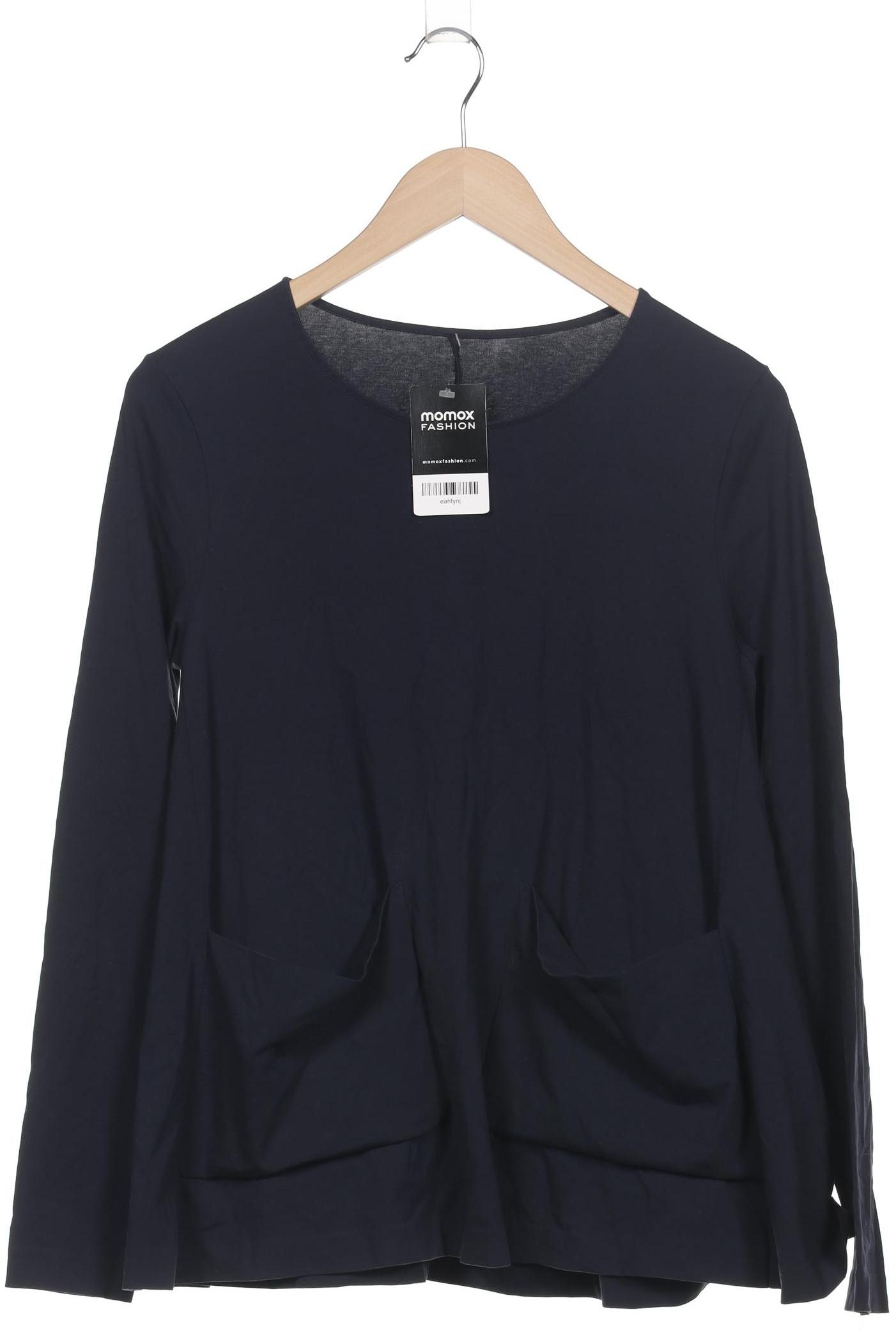

COS Damen Langarmshirt, marineblau, Gr. 38