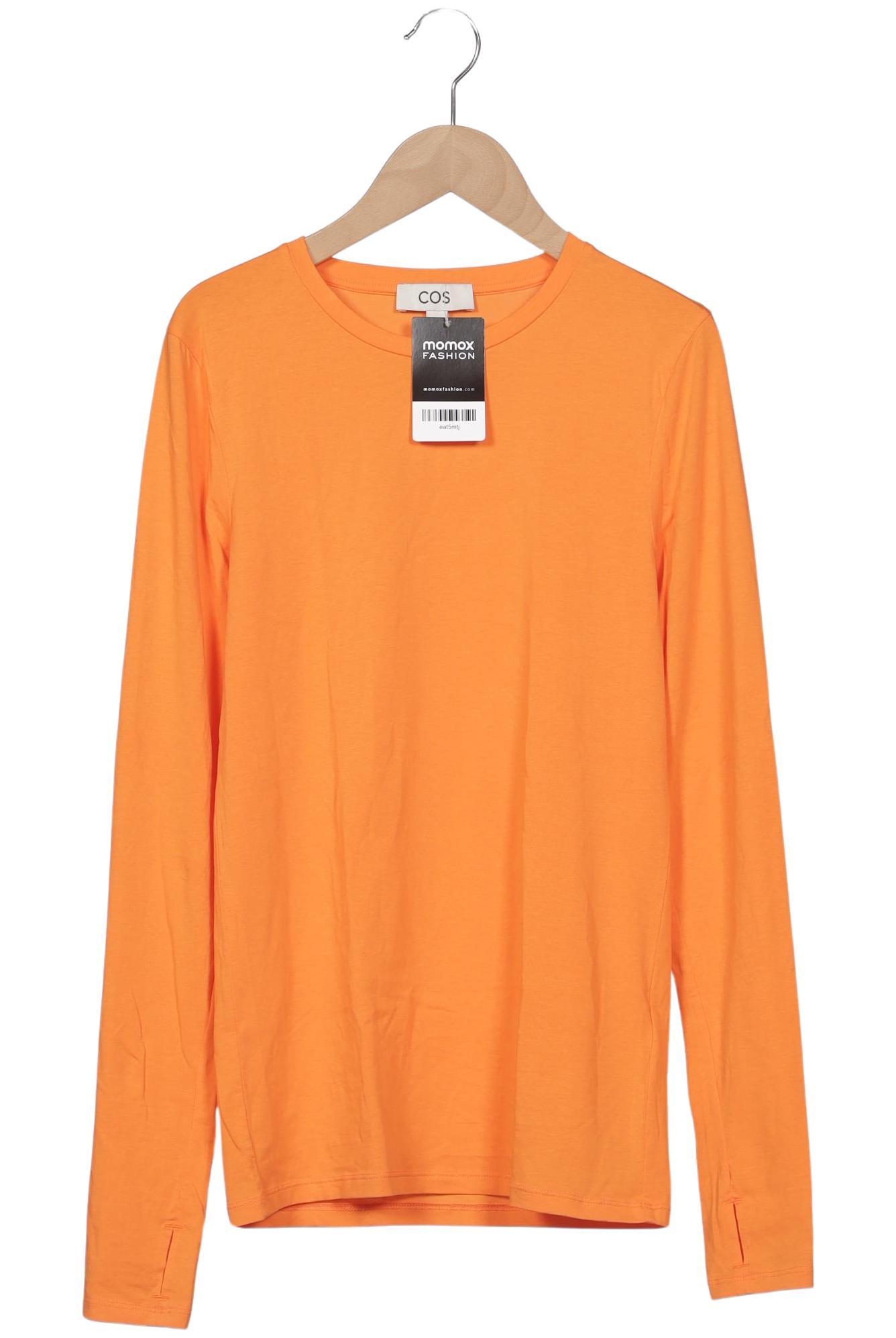 

COS Damen Langarmshirt, orange, Gr. 38