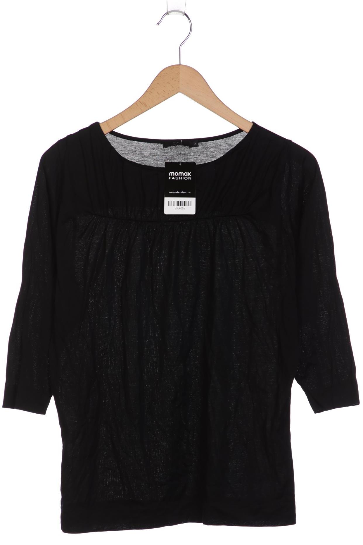 

COS Damen Langarmshirt, schwarz, Gr. 36