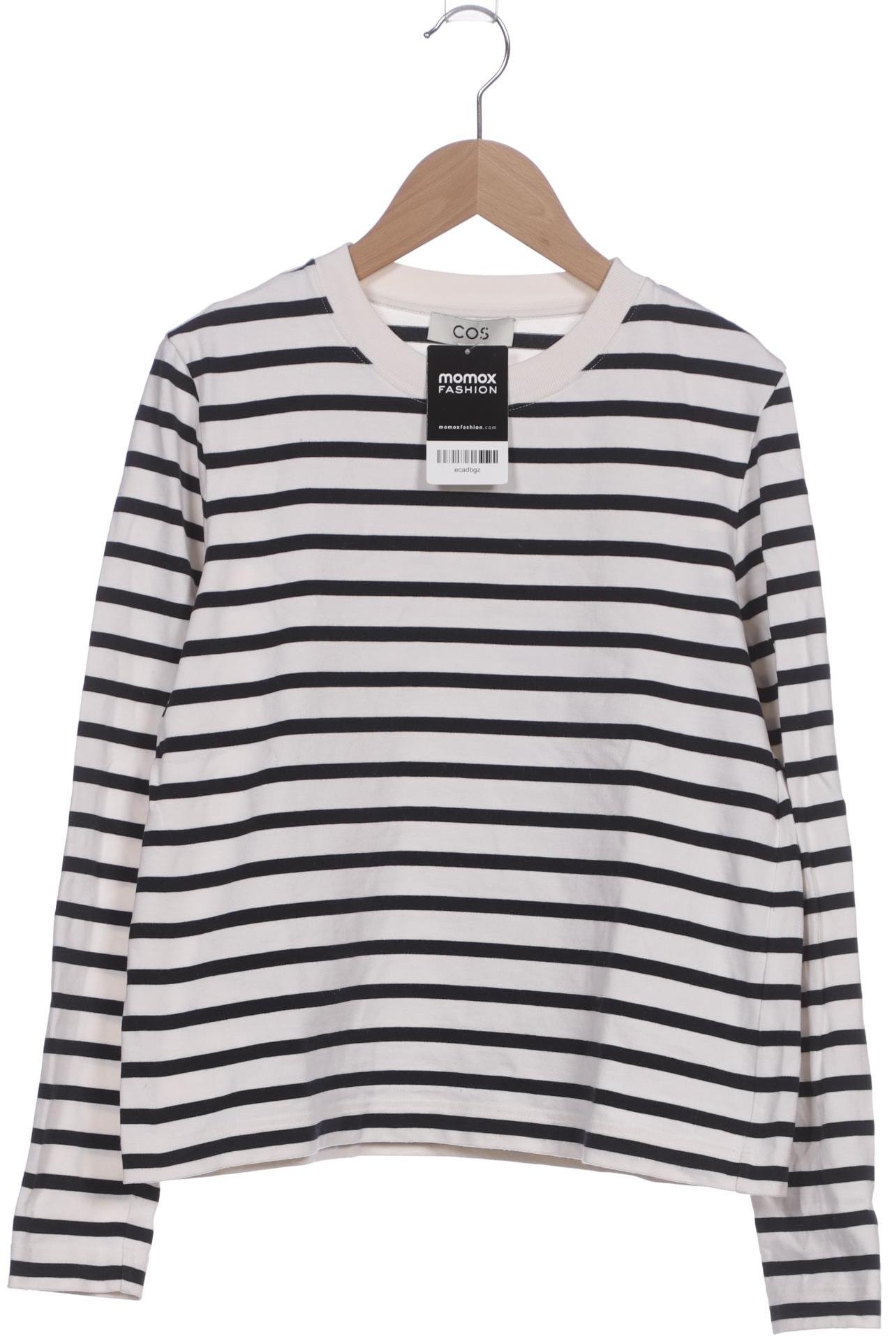 

COS Damen Langarmshirt, weiß, Gr. 36
