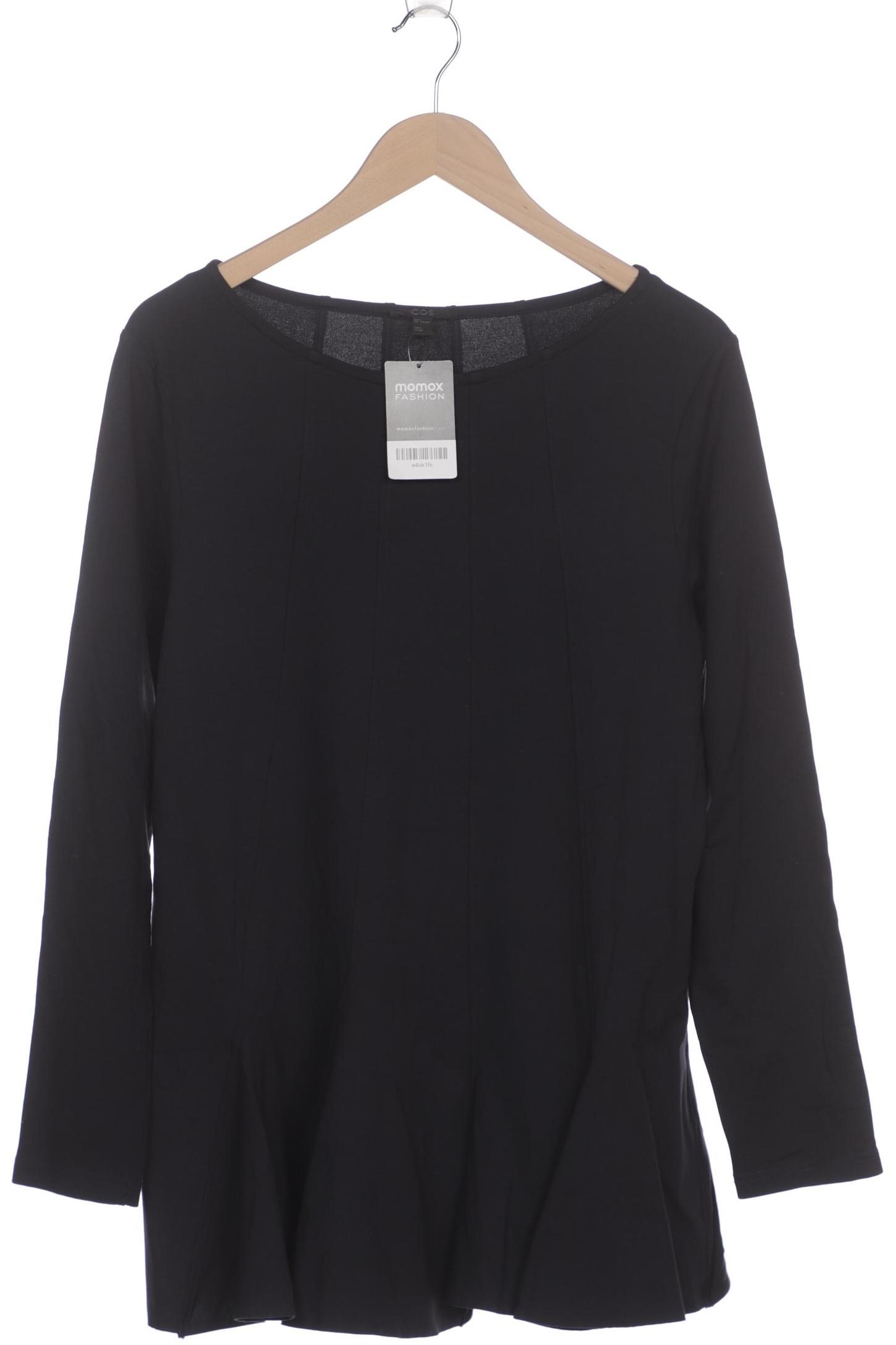 

COS Damen Langarmshirt, marineblau, Gr. 42