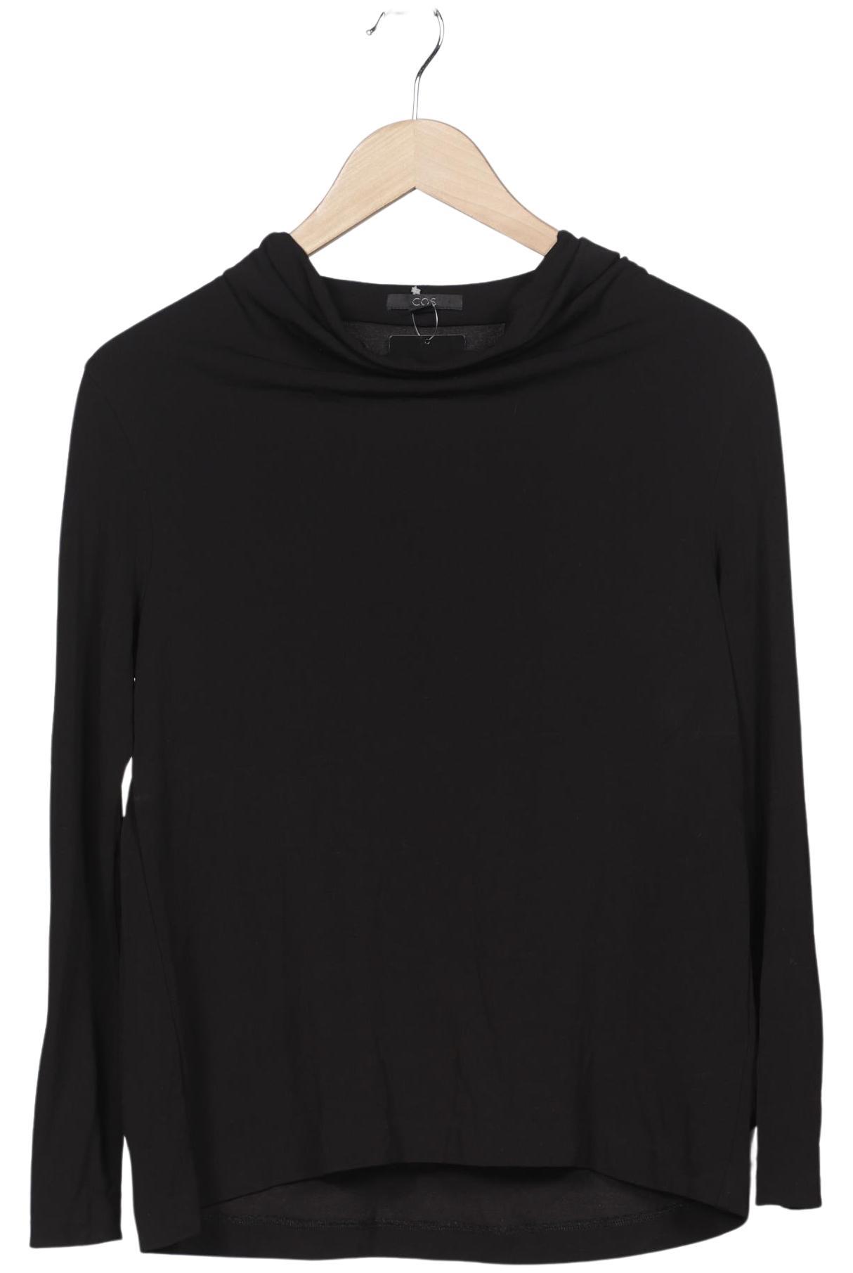 

COS Damen Langarmshirt, schwarz, Gr. 36