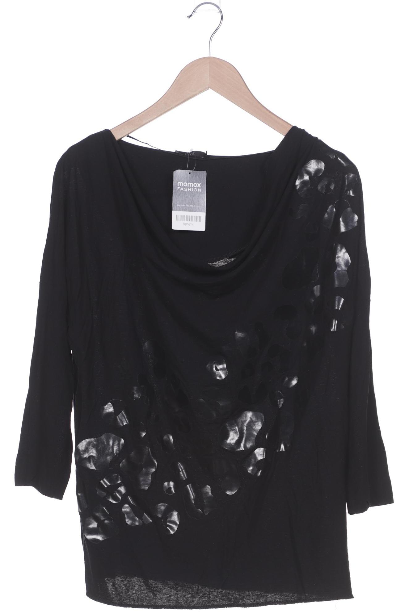 

COS Damen Langarmshirt, schwarz, Gr. 42