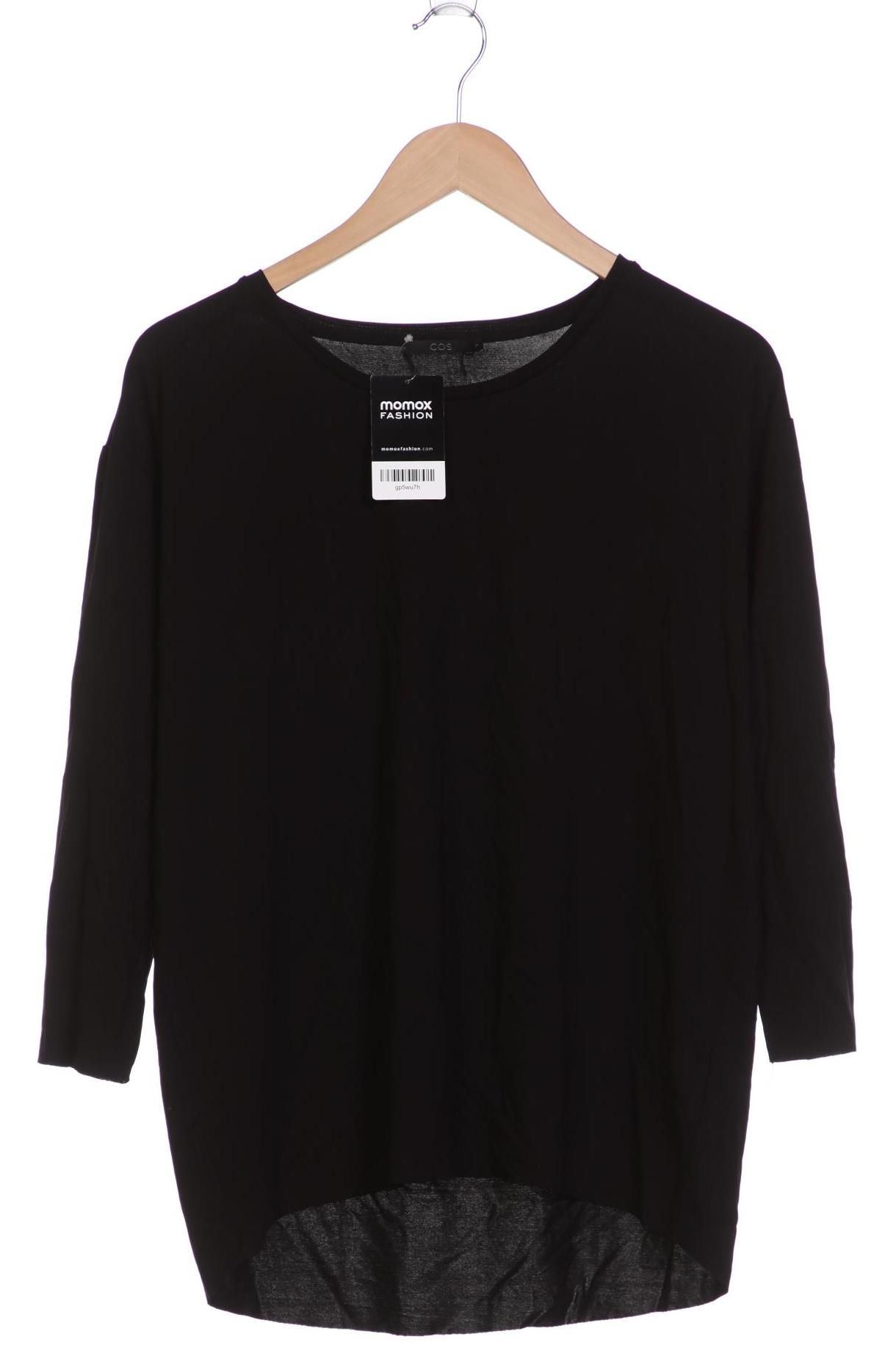 

COS Damen Langarmshirt, schwarz, Gr. 36