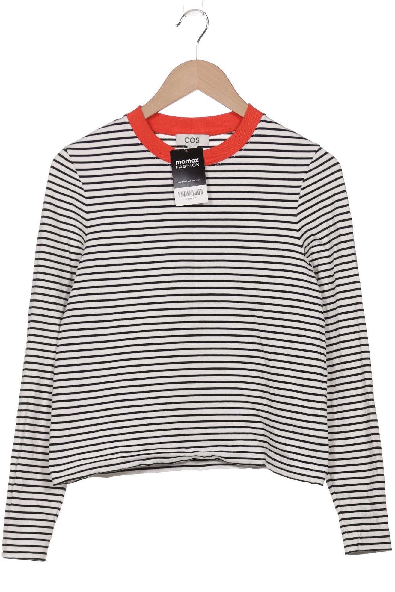

COS Damen Langarmshirt, weiß, Gr. 36