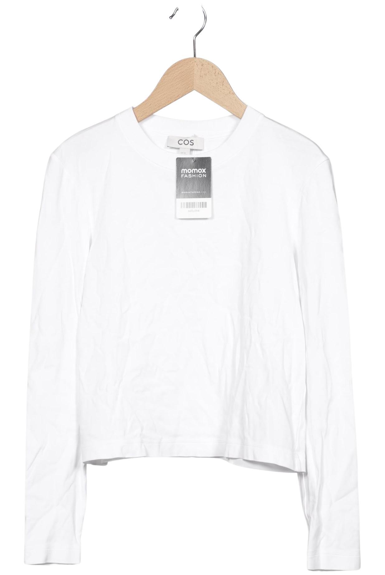 

COS Damen Langarmshirt, weiß, Gr. 34