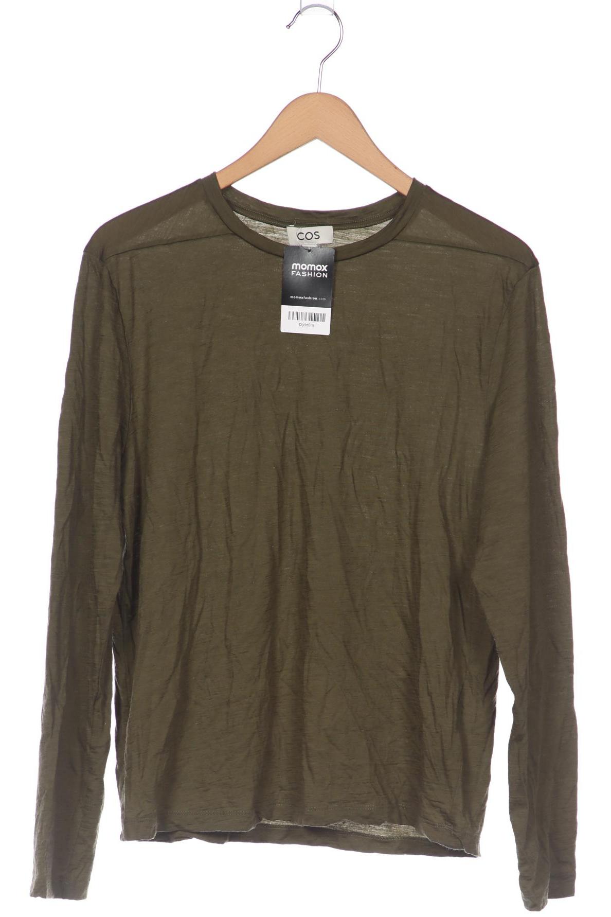 

COS Damen Langarmshirt, grün, Gr. 38