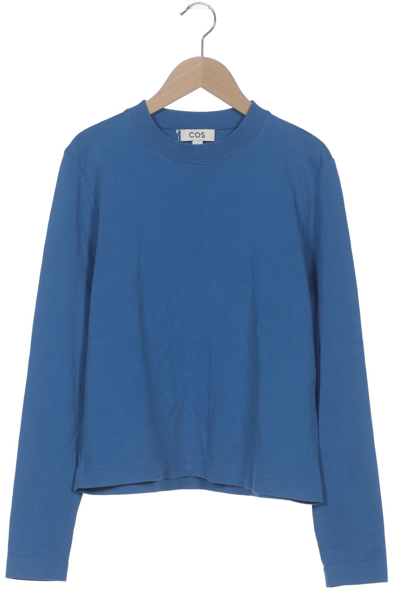 

COS Damen Langarmshirt, blau, Gr. 38