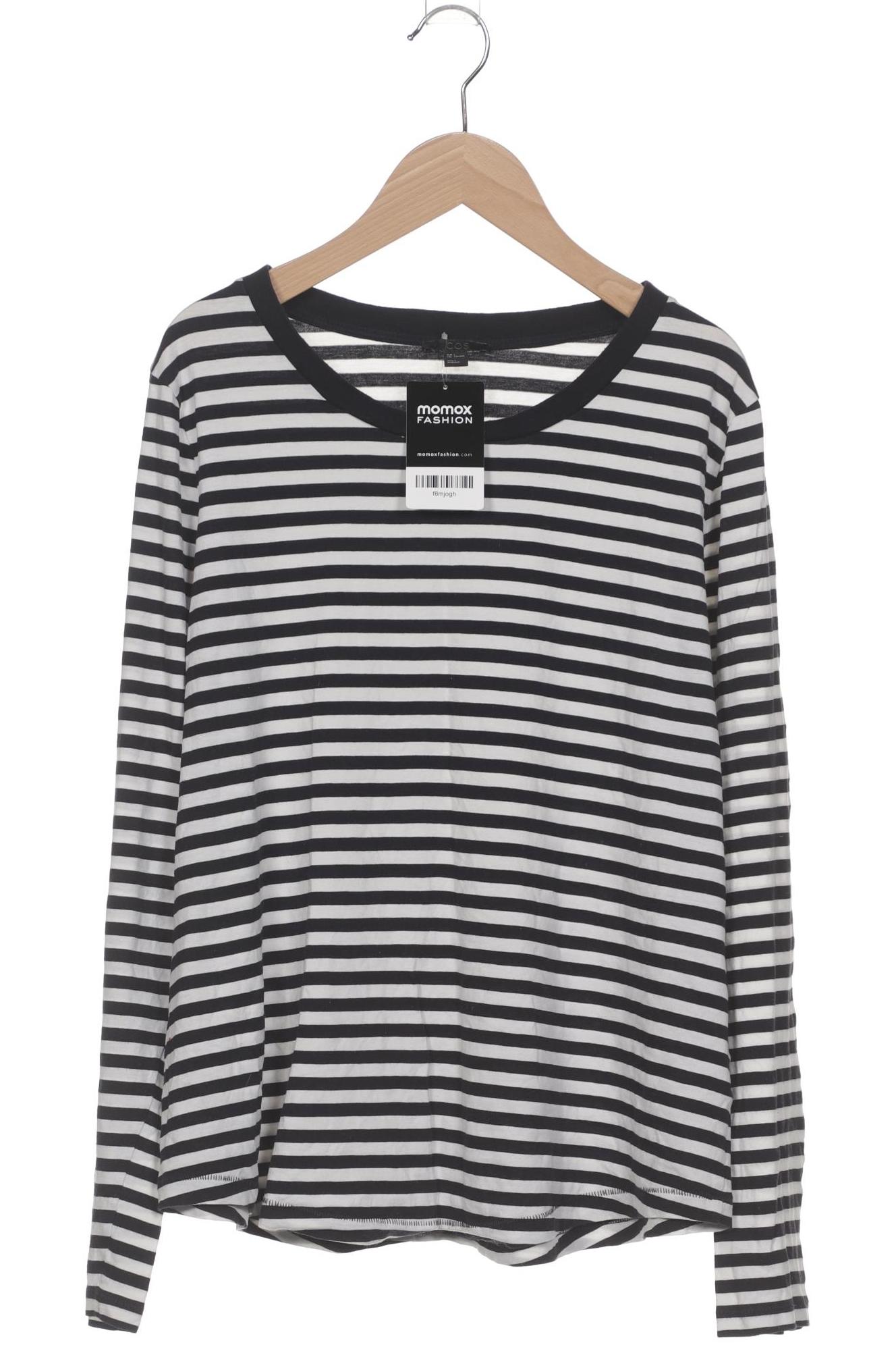 

COS Damen Langarmshirt, marineblau, Gr. 42