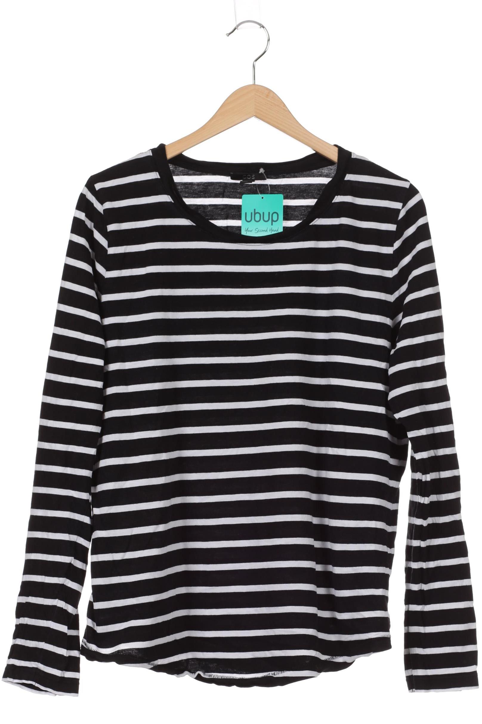 

COS Damen Langarmshirt, schwarz, Gr. 38