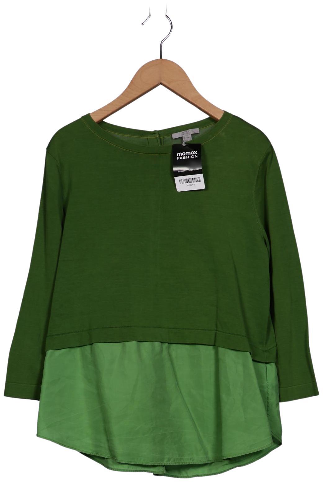 

COS Damen Langarmshirt, grün, Gr. 36