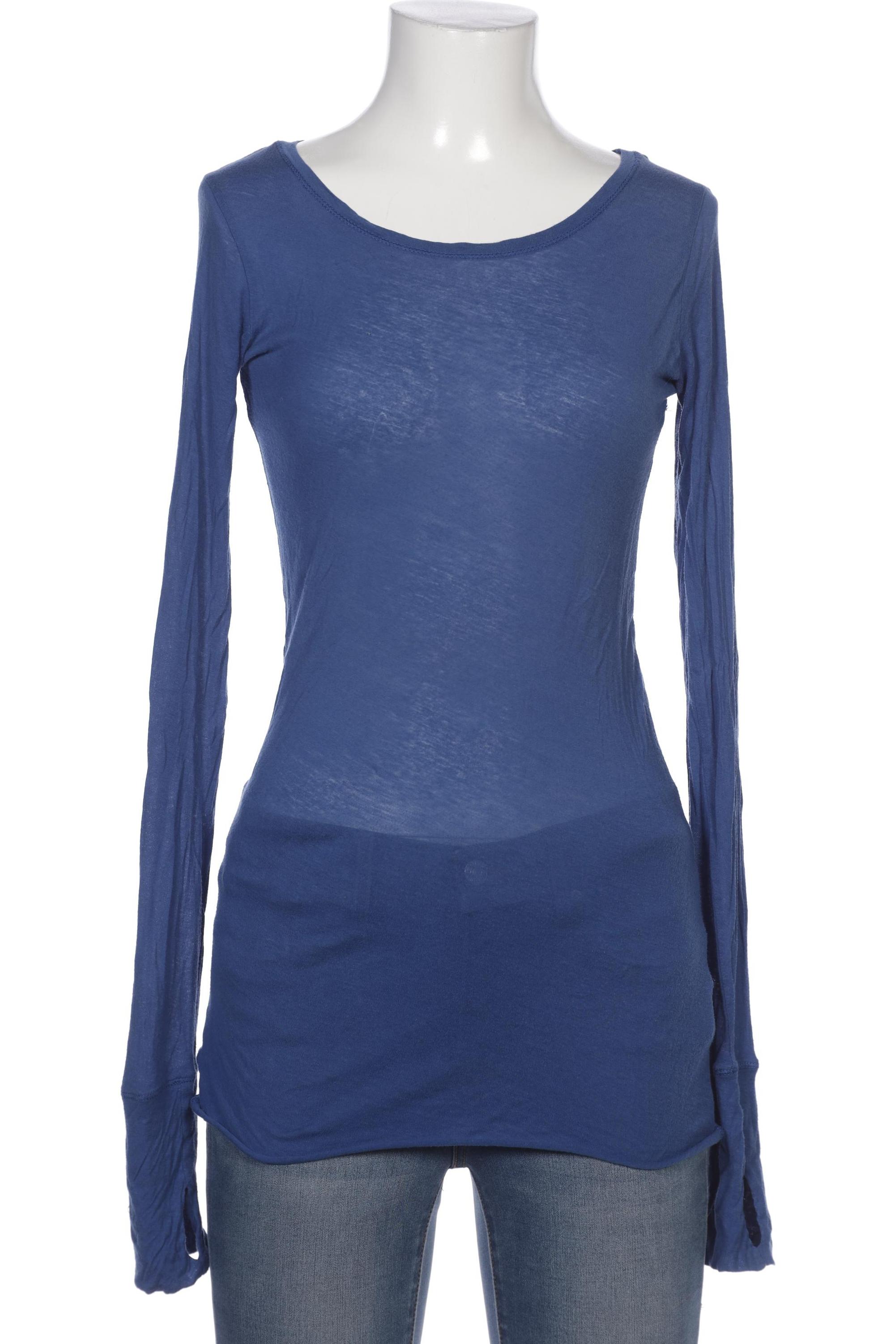 

COS Damen Langarmshirt, blau, Gr. 36